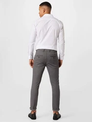 JACK & JONES Chinohose 'JJMarco' JPSTMarco JJFury Hellgrau/Grau/Dunkelgrau