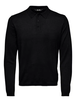 ONLY & SONS Polokragenpullover ONSWYLER LIFE REG 14 LS POLO KNIT