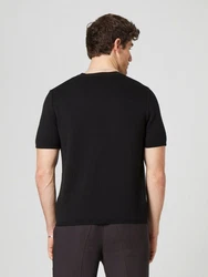 Guido Maria Kretschmer Men Rundhalspullover Diego (1) Schwarz/Beige/Weiß