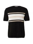 Guido Maria Kretschmer Men Rundhalspullover Diego (1) Schwarz/Beige/Weiß
