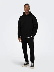 Only & Sons Sweatshirt 'Dan' Schwarz