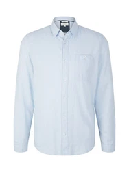TOM TAILOR Langarmhemd T-Shirt Structured Shirt 