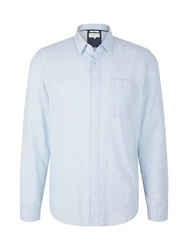 TOM TAILOR Langarmhemd T-Shirt Structured Shirt 