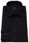 VENTI Businesshemd Body Stretch stark tailliert Kentkragen uni Schwarz/Lila/Dunkelblau/Rot/Dunkelbraun
