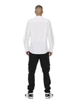 ONLY & SONS Langarmhemd Caiden Weiß/Dunkelblau/Schwarz