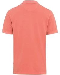 camel active Herren Piqué Poloshirt Rot/Orange/Rosa