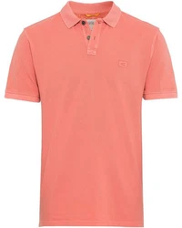 camel active Herren Piqué Poloshirt Rot/Orange/Rosa