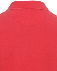 camel active Herren Piqué Poloshirt Rot/Dunkelrot