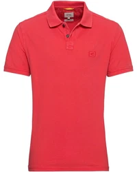 camel active Herren Piqué Poloshirt Rot/Dunkelrot