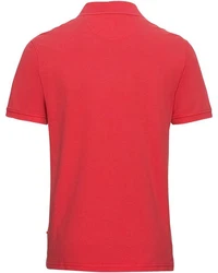 camel active Herren Piqué Poloshirt Rot/Dunkelrot