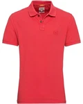 camel active Herren Piqué Poloshirt Rot/Dunkelrot