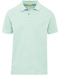 camel active Herren Piqué Poloshirt Hellgrün/Grün