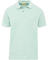 camel active Herren Piqué Poloshirt Hellgrün/Grün