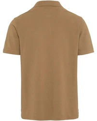 camel active Herren Piqué Poloshirt Braun/Khaki/Beige