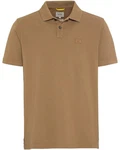 camel active Herren Piqué Poloshirt Braun/Khaki/Beige