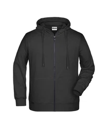 Hoodie JN 8026 Herren Kapuzen Sweatjacke gekmmte ringgesponnen