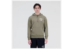 New Balance NB Essentials Hoodie Dunkelgrün/Khaki