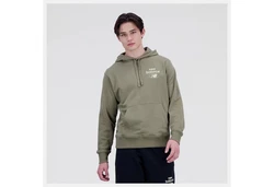 New Balance NB Essentials Hoodie Dunkelgrün/Khaki