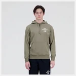 New Balance NB Essentials Hoodie Dunkelgrün/Khaki