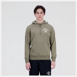 New Balance NB Essentials Hoodie Dunkelgrün/Khaki
