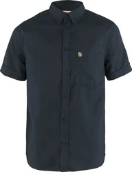 Fjällräven vik Travel Shirt Dunkelblau/Hellblau/Blau