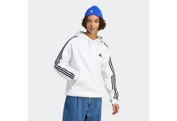 adidas Sportswear Kapuzensweatshirt ESSENTIALS 3STREIFEN HOODIE Weiß/Creme