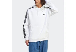 adidas Sportswear Kapuzensweatshirt ESSENTIALS 3STREIFEN HOODIE Weiß/Creme