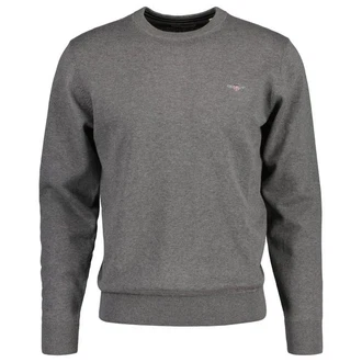 Gant Pullover CLASSIC COTTON C-NECK graumeliert Gant Pullover CLASSIC COTTON C-NECK graumeliert