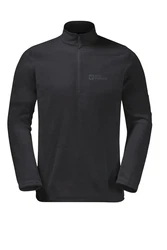 Jack Wolfskin Fleecepullover TAUNUS HZ Schwarz/Dunkelgrau