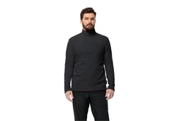 Jack Wolfskin Fleecepullover TAUNUS HZ Schwarz/Dunkelgrau
