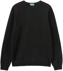 UNITED COLORS OF BENETTON Pullover 'MAGLIA' Schwarz