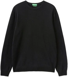 UNITED COLORS OF BENETTON Pullover 'MAGLIA' Schwarz