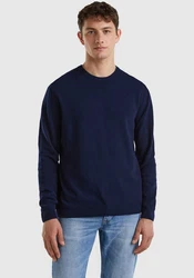 UNITED COLORS OF BENETTON Pullover 'MAGLIA' Dunkelblau/Blau