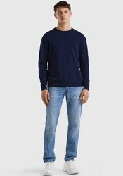 UNITED COLORS OF BENETTON Pullover 'MAGLIA' Dunkelblau/Blau