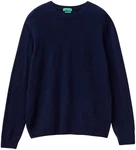 UNITED COLORS OF BENETTON Pullover 'MAGLIA' Dunkelblau/Blau