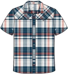 McKINLEY Funktionshemd Rollo M blau/orange/weiß/multicolor