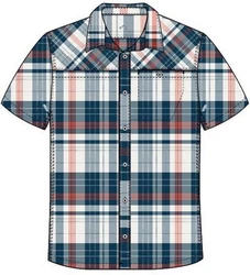 McKINLEY Funktionshemd Rollo M blau/orange/weiß/multicolor