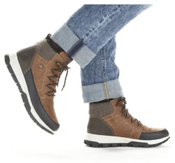 Rieker Winterboots mit Rieker-TEX-Ausstattung braun/kombiniert