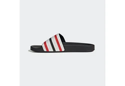 adidas Originals ADILETTE Badesandale Rot/Bordeaux/Weiß