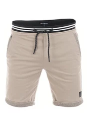 riverso Bermudas Herren Shorts RIVMichel Regular Fit Beige/Khaki/Braun