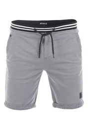 riverso Bermudas Herren Shorts RIVMichel Regular Fit Grau/Dunkelgrau/Hellgrau