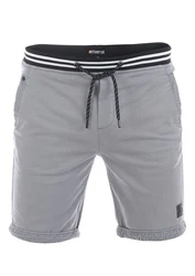 riverso Bermudas Herren Shorts RIVMichel Regular Fit Grau/Dunkelgrau/Hellgrau