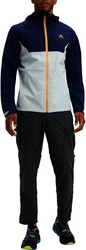 McKINLEY Softshelljacke Herren Outdoorjacke Hoda M Blau/Weiß/Gelb/Navy Dark/Grau