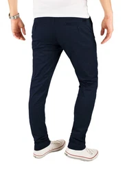 Yazubi Chino Herren Hose Modell Kyle by Yzb Jeans Dunkelblau/Hellblau
