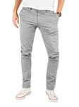 Yazubi Chino Herren Hose Modell Kyle by Yzb Jeans Grau/Hellgrau