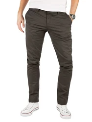 Yazubi Chino Herren Hose Modell Kyle by Yzb Jeans Khaki/Dunkelgrün