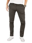 Yazubi Chino Herren Hose Modell Kyle by Yzb Jeans Khaki/Dunkelgrün