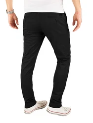 Yazubi Chino Herren Hose Modell Kyle by Yzb Jeans Schwarz/Khaki