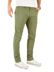 Yazubi Chino Herren Hose Modell Kyle by Yzb Jeans Dunkelgrün/Khaki/Grün