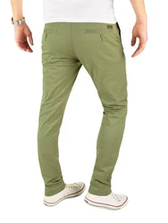 Yazubi Chino Herren Hose Modell Kyle by Yzb Jeans Dunkelgrün/Khaki/Grün